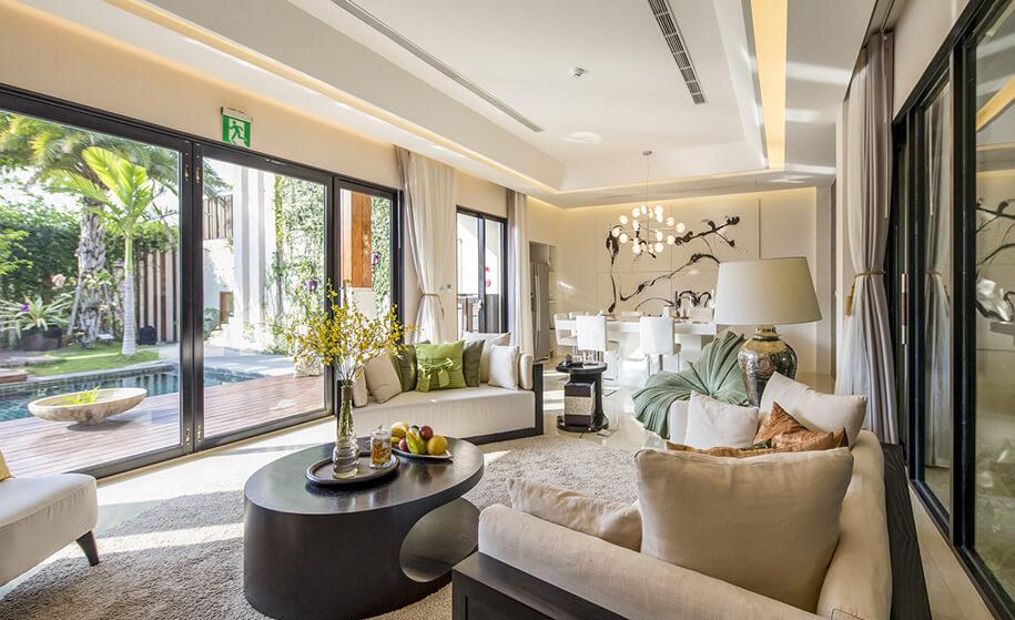 ラグジュアリーな空間